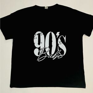 90's Babe Black Graphic T-Shirt
